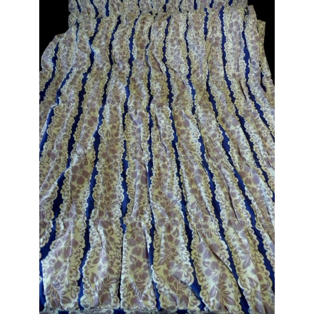 Pottery Barn Teen Luau Ruched Twin Duvet Purple Tropical Beach Hawaiian Hibiscus